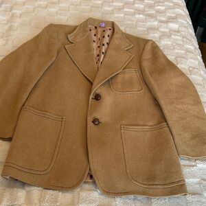 UNiSEX Tan Camel Hair Blazer